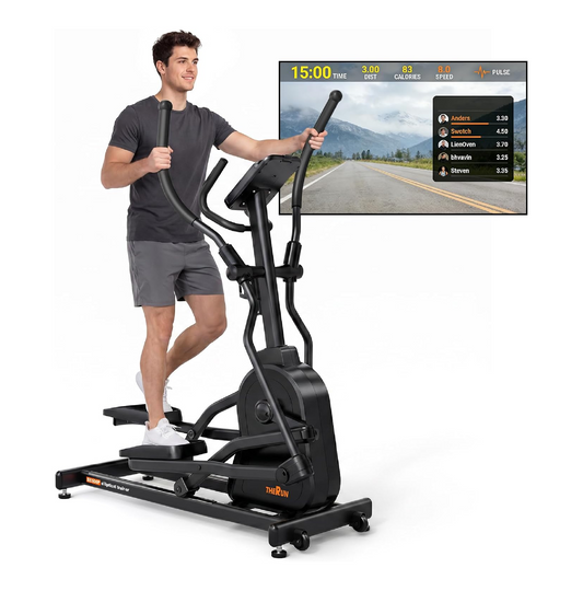 THERUN Elliptical Exercise Machine, Electric Elliptical Machine for Home Use