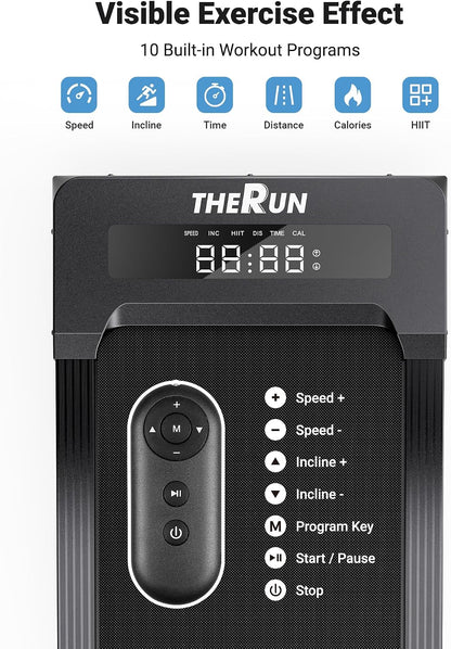 THERUN 9-Level Auto Incline Walking Pad