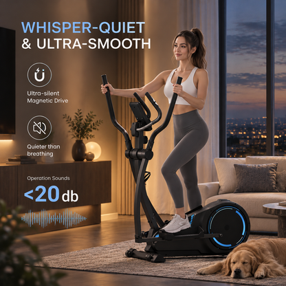 Elliptical Smooth & Quiet Full-Body Cardio