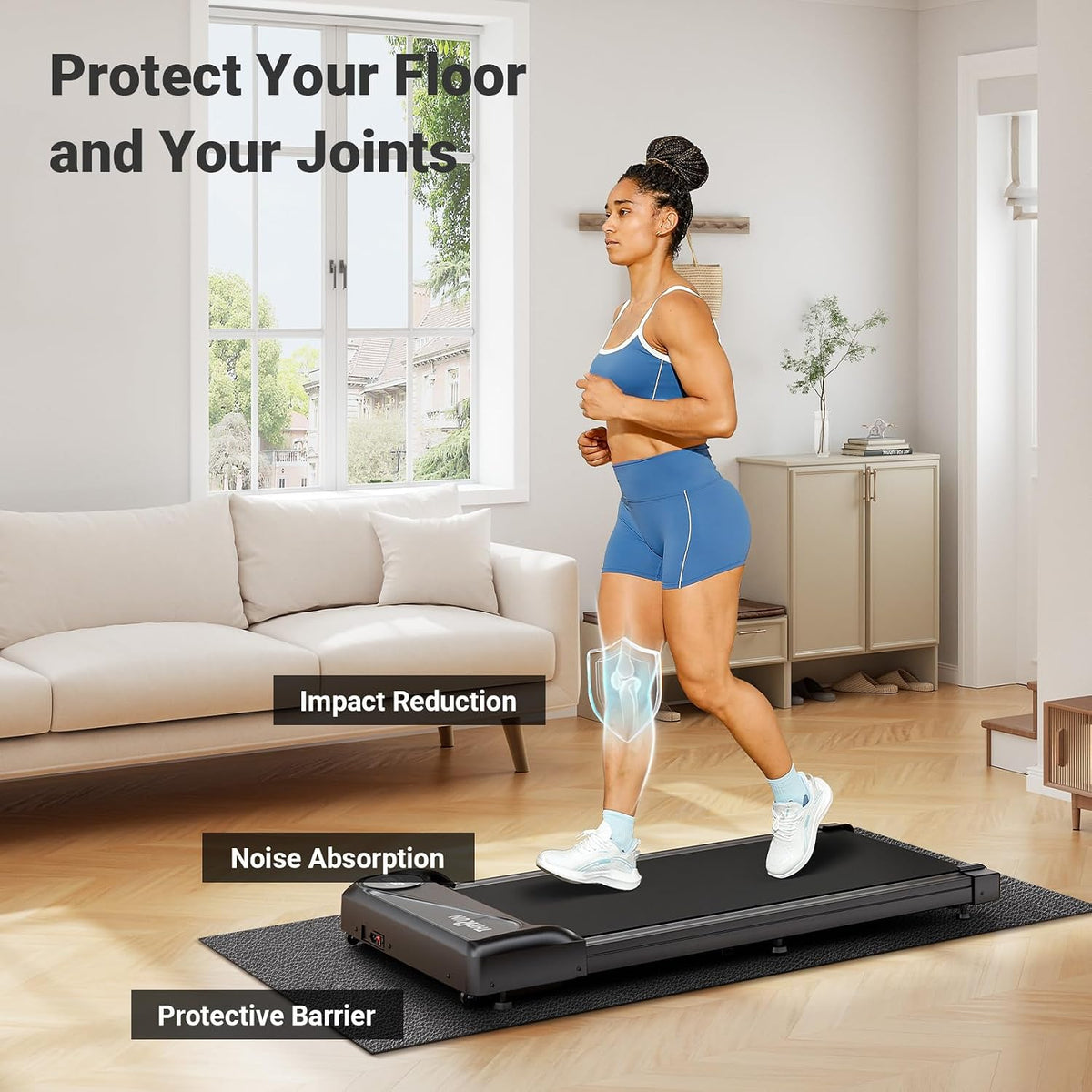 THERUN Walking Pad/Yoga Mat