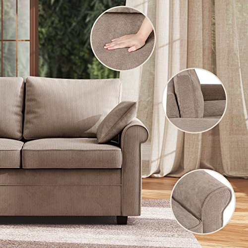 Sofa Bed Memory Foam Convertible Couch Bed Chair, Modern Folding Small Sofa  Sleeper with Adjustable Backrest,Floor Sofa Bed for Compact Living Spaces