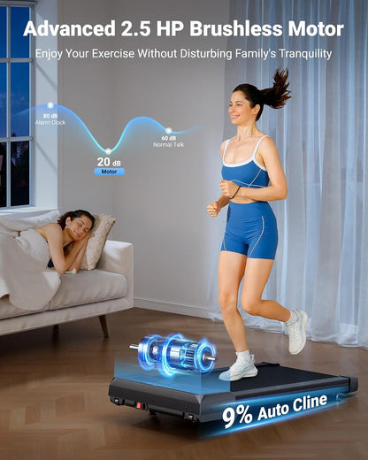 THERUN 9-Level Auto Incline Walking Pad