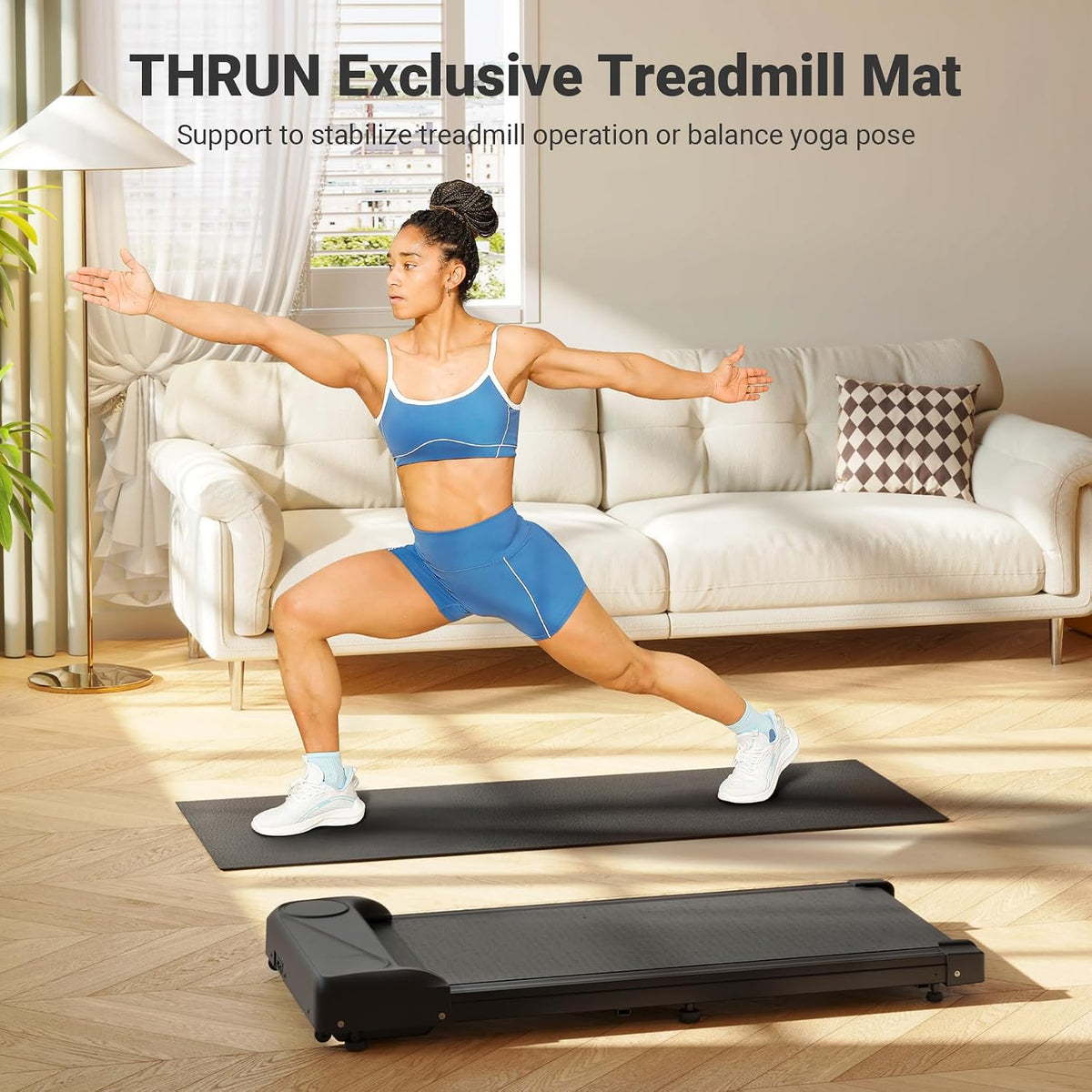 THERUN Walking Pad/Yoga Mat