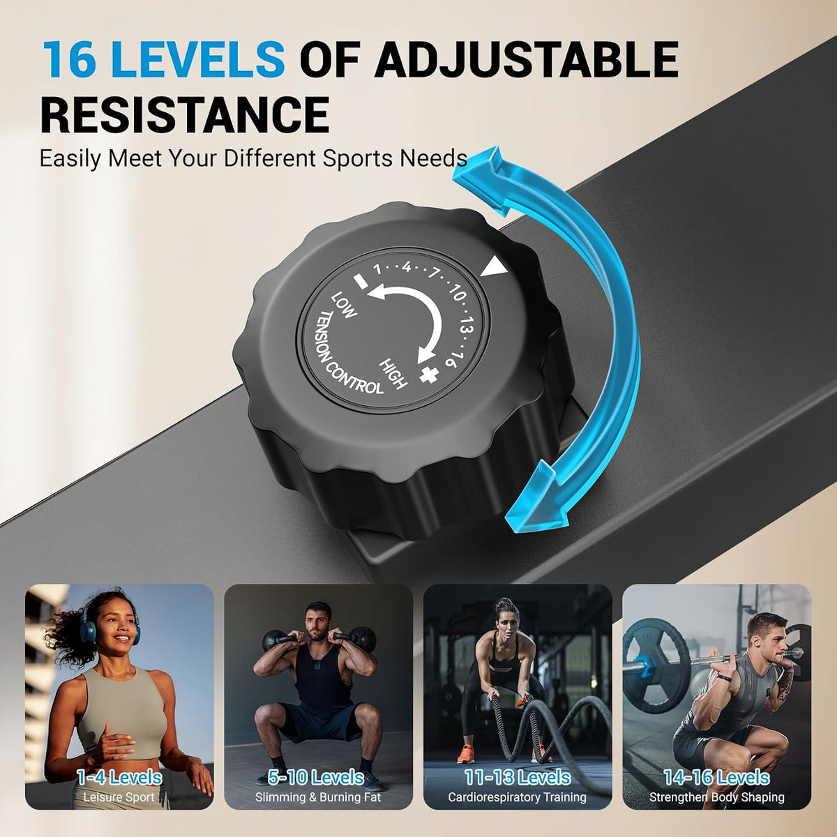 Elliptical Smooth & Quiet Full-Body Cardio