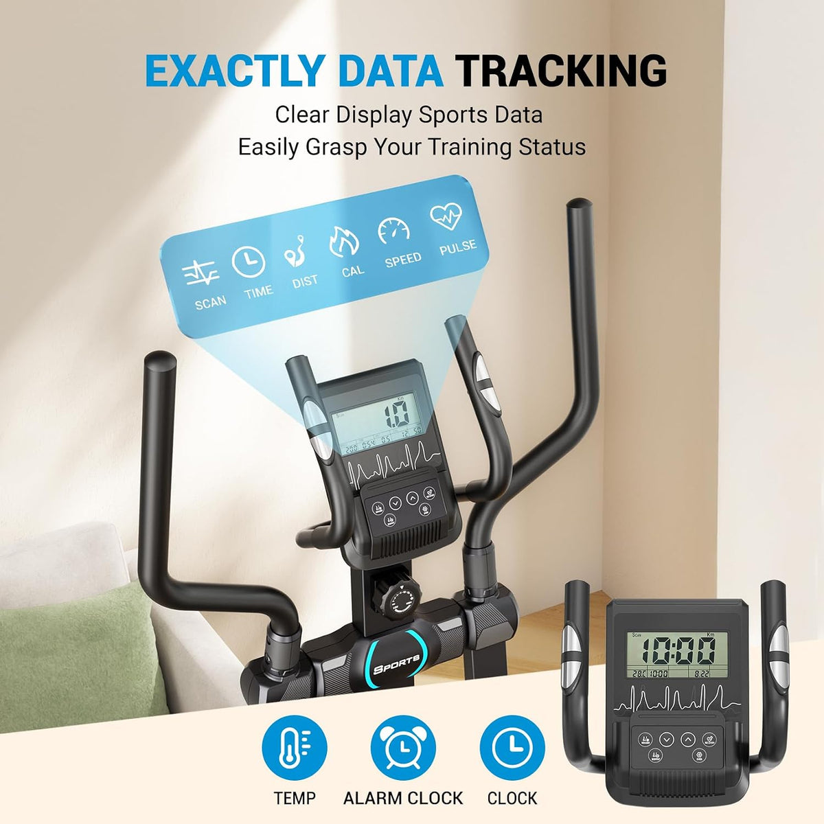 Elliptical Smooth & Quiet Full-Body Cardio