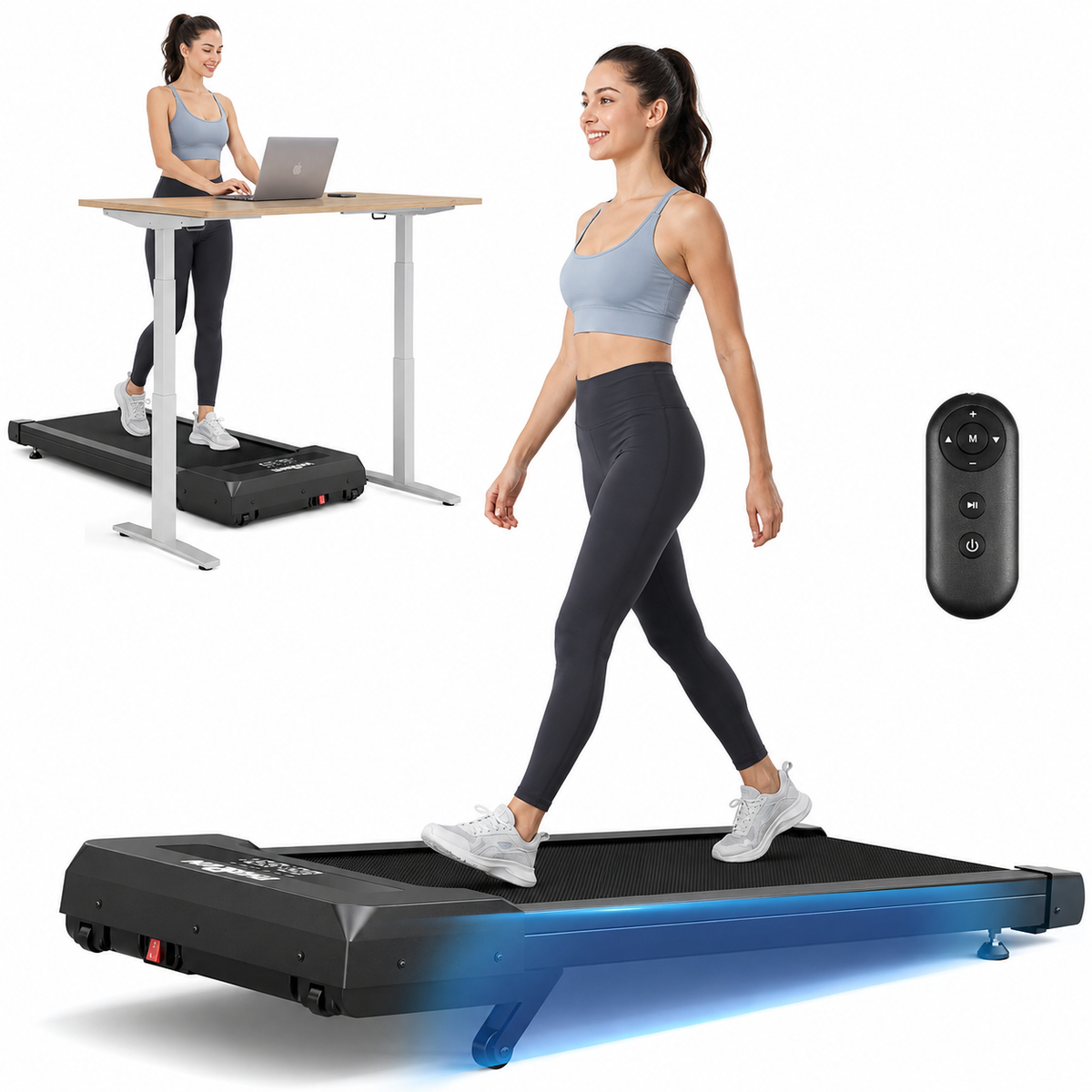 THERUN 9-Level Auto Incline Walking Pad