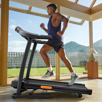 THERUN Incline Treadmill, Treadmills for Running and Walking, 300 lbs Weight Capacity Folding Treadmill with 0-15% Auto Incline, Wide Belt, 3.5 HP, App, Heart Rate